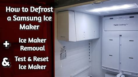 defrost samsung ice maker|How to Defrost a Samsung Ice Maker